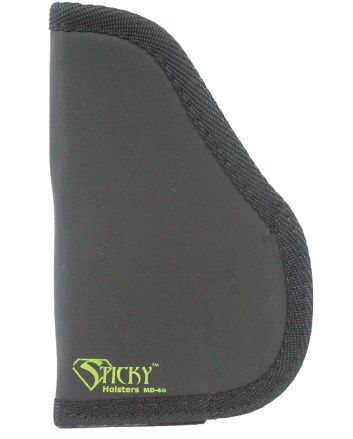 Sticky Holsters MD4GEN1 MD-4 Gen 1 MOD Black/Green Latex Free Rubber Fits Small/Med Semi-Auto Ambidextrous