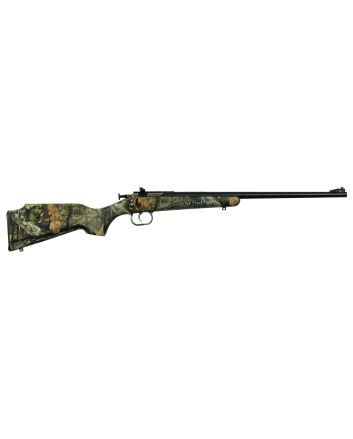 Crickett KSA2163 Youth22 LR 1rd 16.12" Blued Barrel &amp; Receiver, Fixed Front/Adjustable Rear Peep Sight, Hydro Dipped Mossy Oak Break-Up Synthetic Stock w/11.5" LOP, Rebounding Firing Pin Safety