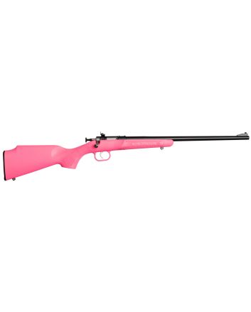 Crickett KSA2220 Youth22 LR 1rd 16.12" Blued Single Shot Barrel, Blued Stainless Steel Receiver, Pink Fixed Synthetic Stock, Right Hand