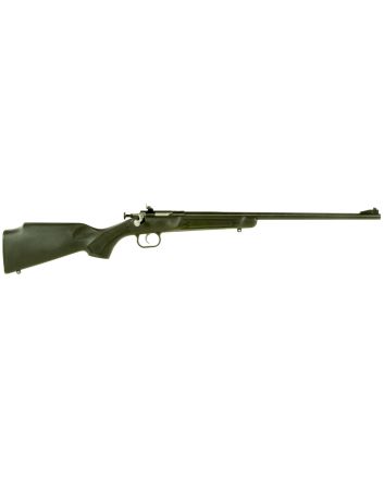 Crickett KSA2240 Youth22 LR 1rd 16.12" Blued Barrel &amp; Receiver, Fixed Front/Adjustable Rear Peep Sights, Black Synthetic Stock w/11.5" LOP, Rebounding Firing Pin Safety