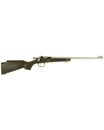 Crickett KSA2245 Youth22 LR 1rd16.12" Stainless Steel Barrel, Fixed Front/Adjustable Rear Peep Sights, Black Synthetic Stock w/11.5" LOP, Rebounding Firing Pin Safety