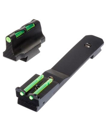 HiViz HHVS41 Henry Rifles Sight SetBlack Interchangeable Front &amp; Rear Sight for Henry Rifles