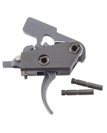 Wilson Combat TRTTUM2 Tactical Trigger Unit Two-Stage Two-Stage Curved Trigger with 4-4.50 lbs Draw Weight for AR-15