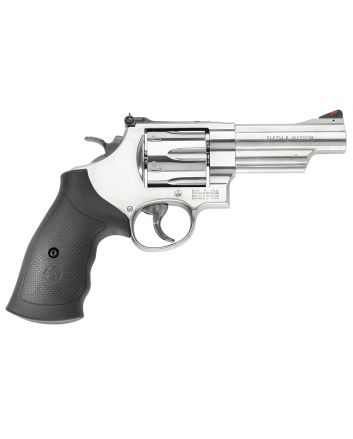 Smith &amp; Wesson 163603 Model 629N-Frame Frame 44 S&amp;W Spl 44 Rem Mag 6rd 4.12" Stainless Steel Barrel, Stainless Cylinder, Steel Frame, Black Finger Groove Grip, Internal Lock Safety, Exposed Hammer