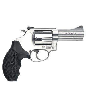 Smith &amp; Wesson 162430 Model 60357 Mag or 38 S&amp;W Spl +P 5 Shot 3" Stainless Steel Barrel/Cylinder, Satin Stainless Steel J-Frame, Exposed Hammer, Polymer Grip