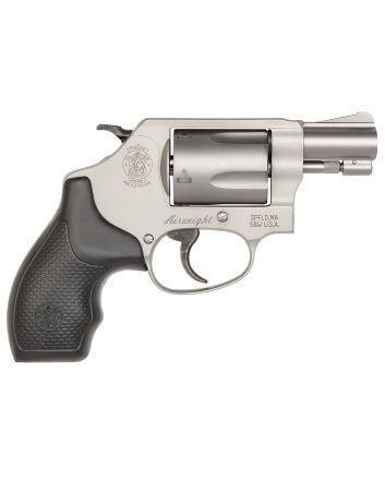 Smith &amp; Wesson 163050 Model 637 *CA Compliant 38 S&amp;W Spl +P 5 Shot 1.88" Stainless Steel Barrel/Cylinder, Matte Silver Aluminum Alloy J-Frame, Integral Front Sight, Internal Lock