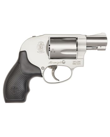 Smith &amp; Wesson 163070 Model 638 *CA Compliant 38 Special + P 5 Shot 1.88" Stainless Steel Barrel/Cylinder, Matte Silver Aluminum Alloy J-Frame, Polymer Grip, Internal Lock, Concealed Hammer