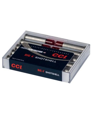 CCI 3718CC Big 4 Shotshell 44Rem Mag/44S&amp;W Spl 110gr #4Shot 10 Per Box/20 Case