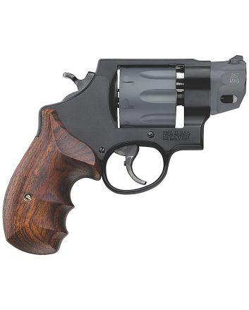 Smith &amp; Wesson 170245 Model 327 Performance Center357 Mag 2" Titanium/StainlessBarrel, 8rd Titanium Cylinder,Black Scandium Alloy N-Frame,Wood Grip