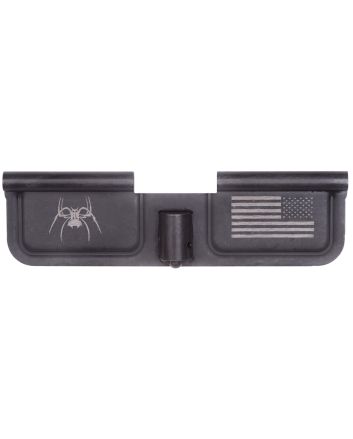 Spikes SED7010 Ejection Port Door Spider and Flag AR-15 Black Phosphate Steel
