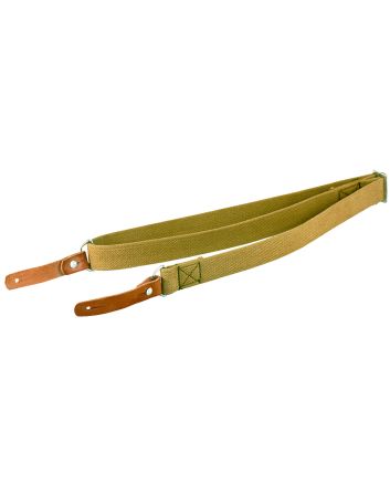 Aim Sports PJSSL Heavy Dutymade of Olive Canvas with Leather Trim, 20"-42" OAL &amp; Heavy Duty Design for AK-Platforms
