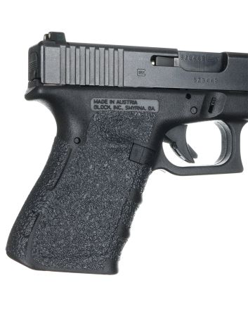 Talon Grips 104R Adhesive GripCompatible w/Glock Gen1-3 Glock 19/23/25/32/38, Black Textured Rubber