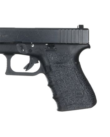Talon Grips 110R Adhesive GripCompatible w/Glock 19/23/25/32/38 Gen4 w/No Backstrap, Black Textured Rubber