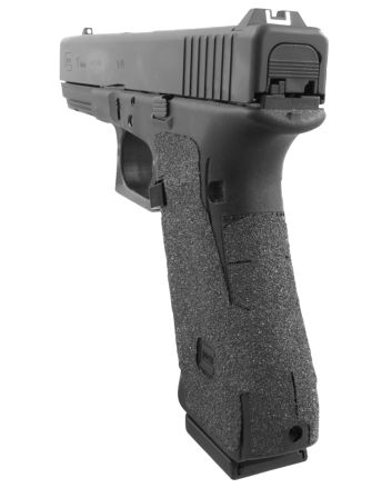 Talon Grips 113G Adhesive GripCompatible w/ Glock 17/22/24/31/34/35/37 Gen4 w/No Backstrap, Black Textured Granulate