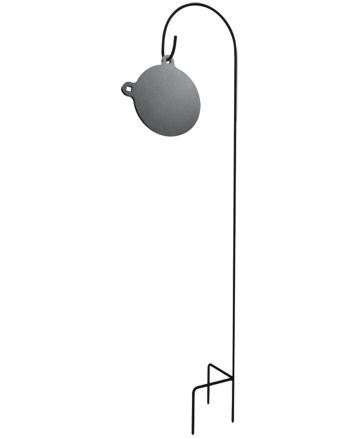 Champion Targets 44100 Shepard's Hook Holder Black Standing Steel For Center Mass AR500 Steel Targets