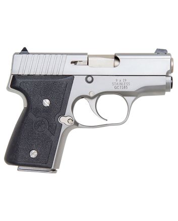 Kahr Arms M9093A MK *CA Compliant 9mm Luger Caliber with 3" Barrel, 6+1 or 7+1 Capacity, Overall Matte Stainless Steel Finish, Serrated Slide &amp; Textured Wraparound Black Nylon Grip