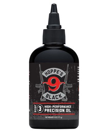 Hoppe's HBL4 Black Precision Oil Lubricates Prevents Rust &amp; Corrosion4 oz. Squeeze Bottle