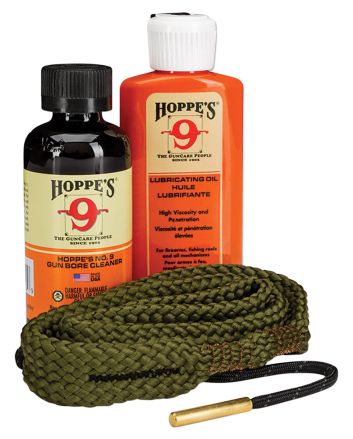 Hoppe's 110009 1-2-3 Done Cleaning Kit 9mm/ 38 Cal Pistols (Clam Package)