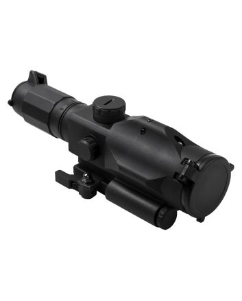 NcStar VSRTP3940GV3 SRTGen 3 Black Hardcoat Anodized 3-9x40mm Illuminated P4 Sniper Reticle Green Laser
