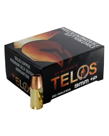 G2 Research G00619 Telos9mmLuger+P 92gr Fracturing Copper Hollow Point 20 Per Box/25 Case