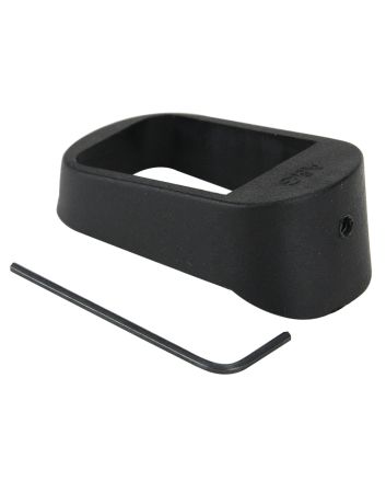 Pachmayr 03850 Mag SleeveCompatible w/Glock 17/22/31 Mags To Fit Glock 19/23/32 Models, Black Polymer