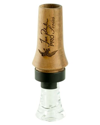Duck Commander DCPROTW Jase Pro SeriesDouble Reed Mallard Hen Sounds Attracts Ducks Natural Tigerwood