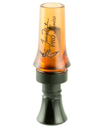Duck Commander DCPROAO Jase Pro SeriesOpen Call Double Reed Mallard Hen Sounds Attracts Ducks Orange Acrylic