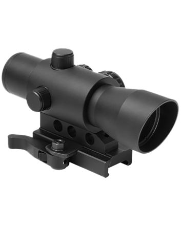 NcStar DMRK132A Mark III Tactical Advanced with 4 ReticlesBlack Anodized 1 x 32 mm3 MOA Red/Green/Blue Multi Reticle