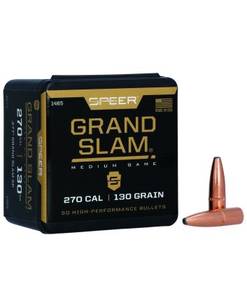 Speer 1465 Grand Slam270Cal 130gr Soft Point 50 Per Box/5 Case