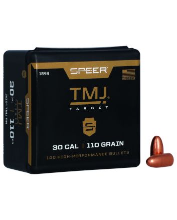 Speer 1846 TMJ30Cal 110gr Total Metal Jacket Round Nose 100 Per Box/5 Case