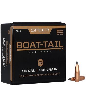 Speer 2034 Boat-Tail.308 165 gr Spitzer Boat Tail Soft Point