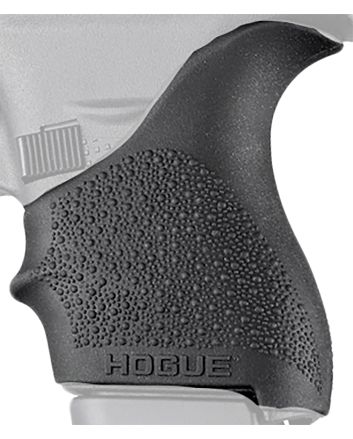 Hogue 18200 HandAll Beavertail Grip Sleeve Textured Black Rubber for Glock 42, 43