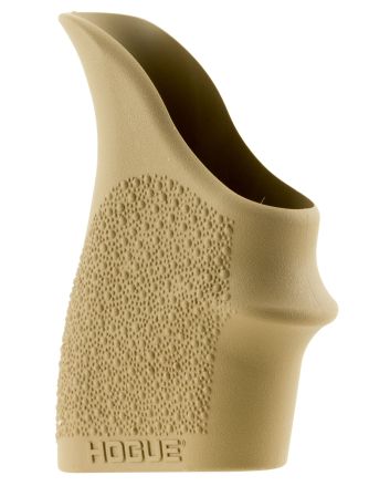Hogue 18403 HandAll Beavertail Grip Sleeve Textured Flat Dark Earth Rubber for Glock 26, S&amp;W M&amp;P Shield, Ruger LC9