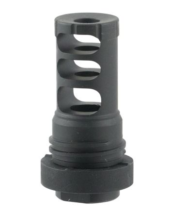 Yankee Hill 5M2QD QD Muzzle Brake Black Steel with 1/2"-28 tpi Threads &amp; 2.50" OAL for 5.56x45mm NATO AR-Platform