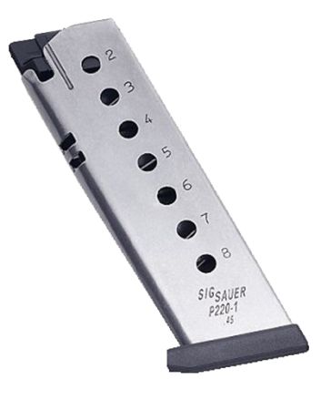 Sig Sauer MAG220458 P2208rd 45ACP Stainless Steel