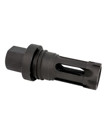 Yankee Hill 4302AKA Phantom Q.D. Flash Hider Black Steel with M14x1 LH Threads for 30 Cal AK-Platform