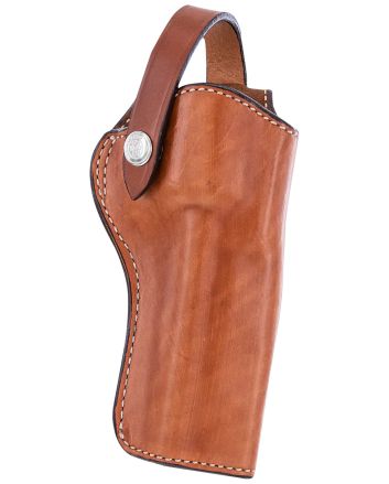 Bianchi 10054 1L Lawman Western OWB 02 Tan Leather Belt Loop Fits Colt New Frontier/Colt Single Action Army