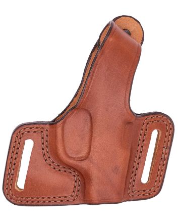 Bianchi 12843 Black WidowOWB Size 10 Tan Leather Belt Slide Fits Browning Hi-Power Fits Colt Commander Fits Springfield 1911-A1 Right Hand