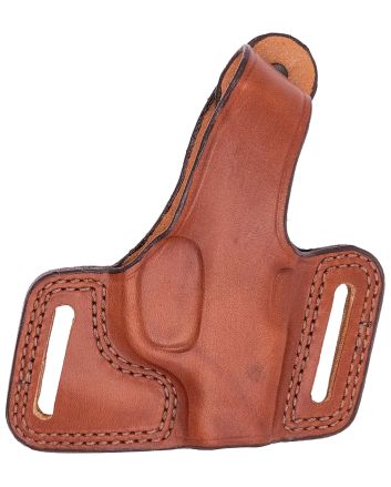 Bianchi 15190 Black WidowOWB Size 14 Tan Leather Belt Slide Fits Glock 17 Fits Glock 19 Fits Glock 22 Right Hand