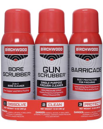 Birchwood Casey 33309 1-2-3 Aerosol Value Pack Kit 10 oz. Aerosol Can 3 Pack