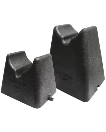 Birchwood Casey 48202 Nest Rest 2-Piece Shooting Rest Stackable Soft Rubber Small &amp; Large Rests
