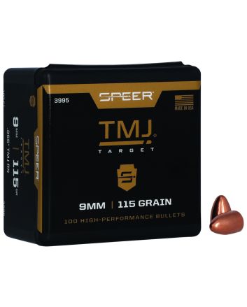 Speer 3995 TMJ9mm 115gr Total Metal Jacket 100 Per Box/5 Case