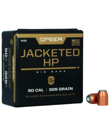 Speer 4495 Handgun50Cal 325gr Jacketed Hollow Point 50 Per Box/5 Case