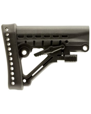 Archangel AA120 Heavy DutyBlack Synthetic, 6 Position, Fits AR-Platform with Commercial Tube