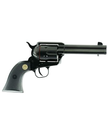 Chiappa Firearms CF340261 SAA 1873Medium Frame 17 HMR 6 Shot, 4.75" Blued Steel Barrel, Blued Steel Frame, Blued Cylinder, Black Plastic Grip, Exposed Hammer