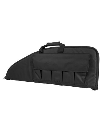 NcStar CV290736 VISM Rifle Case w/ Double Zippers ID Holder Foam Padding &amp; Black Finish