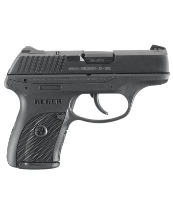 Ruger 3253 LC380 *CA Compliant 380 ACP 7+1 3.12" Black Steel Barrel, Black Oxide Serrated Steel Slide, Black Polymer Frame, Black Polymer Grip, Right Hand