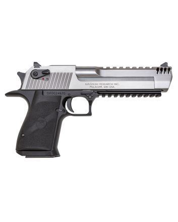Magnum Research DE50ASIMB Desert Eagle Mark XIX L6 50 AE 6" 7+1 Black Hardcoat Anodized Aluminum Frame Stainless Steel Slide Black Polymer Grip