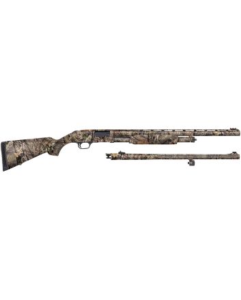 Mossberg 53270 500 Combo Turkey/Deer 12 Gauge 5+1 3" 24" Vent Rib/24" Slugster Barrels, Dual Extractors, Overall Mossy Oak Break-Up Country, Synthetic Stock, Includes XX-Full Choke