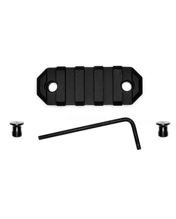 GrovTec US Inc GTSW227 2.2 Inch 5 Slot KeymodBlack Anodized